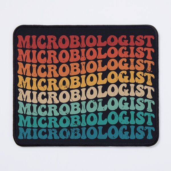 Item preview, Microbiologist repeat retro vintage text designed and sold by SweetLog.
