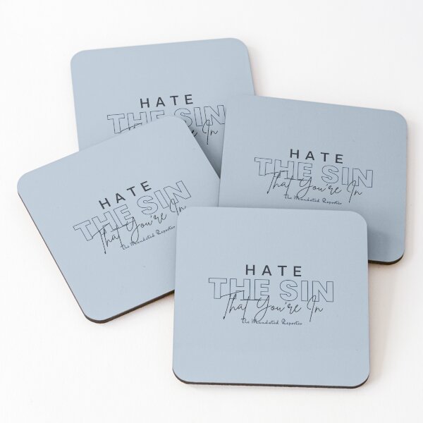 Item preview, Hate the Sin that You're In | Proverbs 14:34 - Steel Blue designed and sold by TheReporter1.