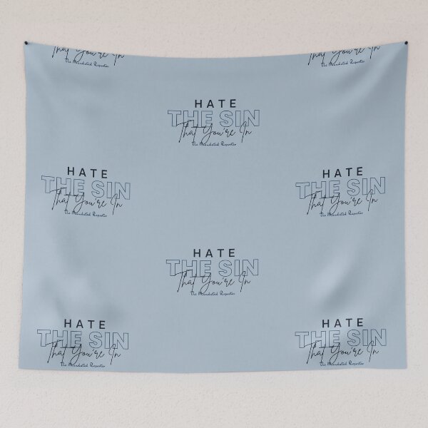 Item preview, Hate the Sin that You're In | Proverbs 14:34 - Steel Blue designed and sold by TheReporter1.