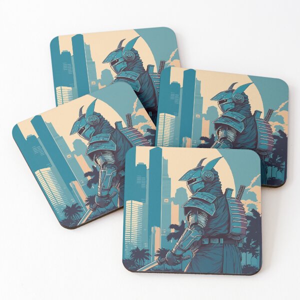 Item preview, Samurai in Miami (Blue) designed and sold by PJY1.
