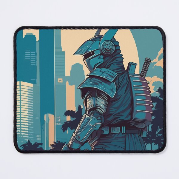 Item preview, Samurai in Miami (Blue) designed and sold by PJY1.