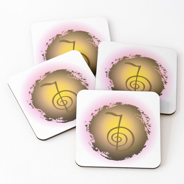 Item preview, Circle Symbol Cho ku rei Reiki Golden designed and sold by sanaca.