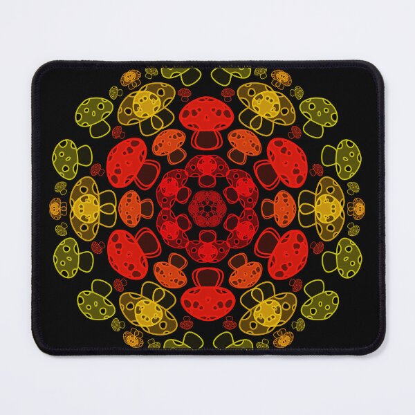 Item preview, Cursed Kaleidoscope - Fire Mushrooms designed and sold by FinapplePudding.