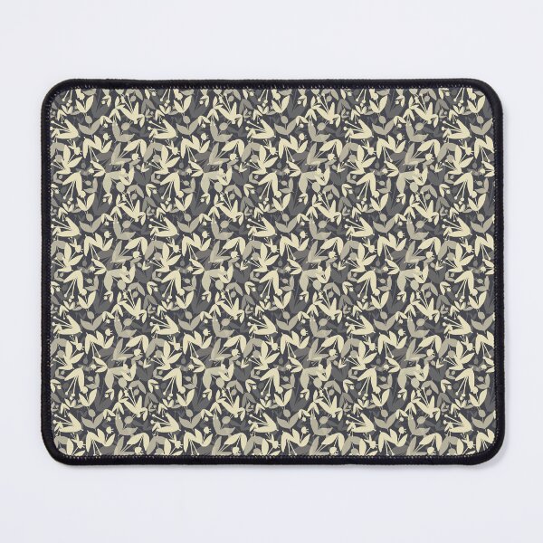 Item preview, Garden party floral overlap transparent charcoal cream designed and sold by cezidesign.