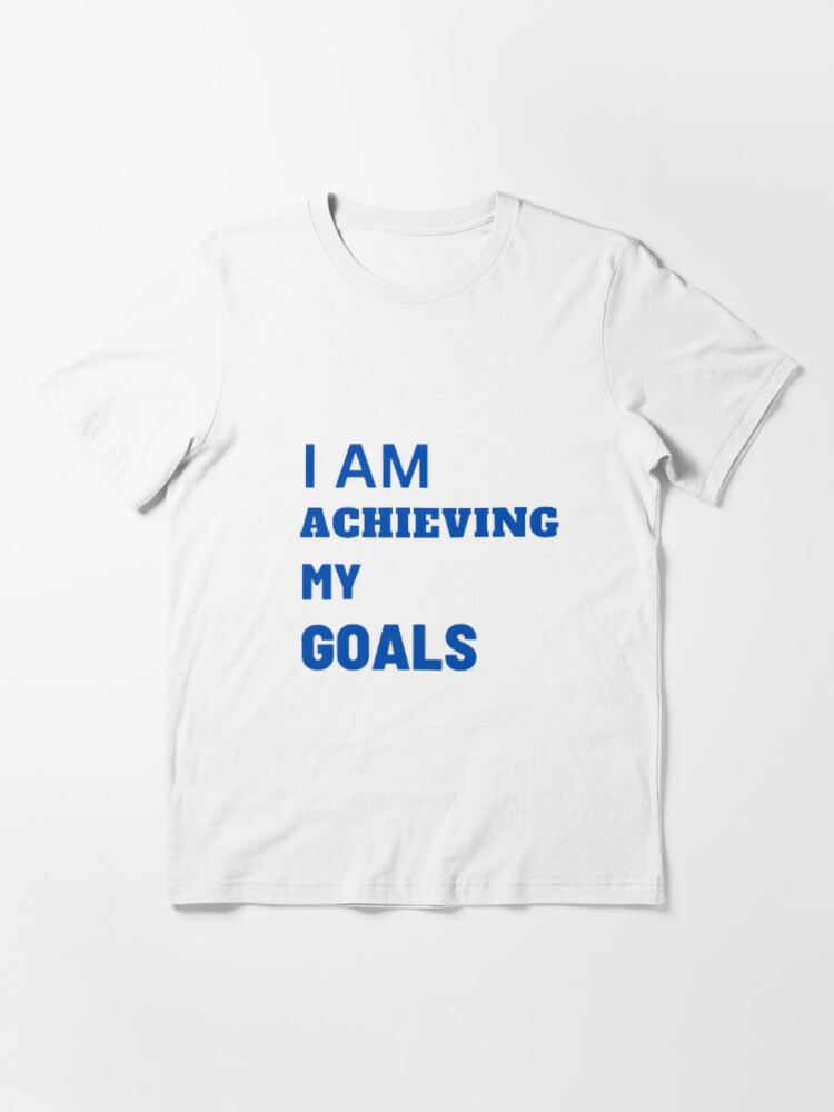 always Keep Your Goal In Mind' Print Tee Shirt, Tee For Men