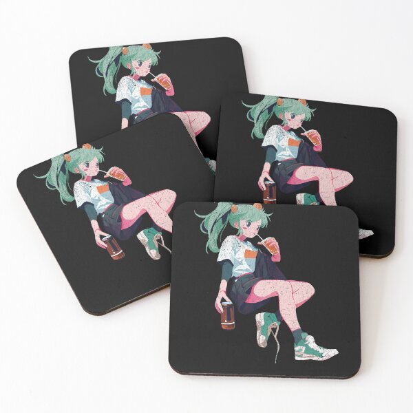 Item preview, Anime Girl Drinking Soda designed and sold by WhistlingSnail.