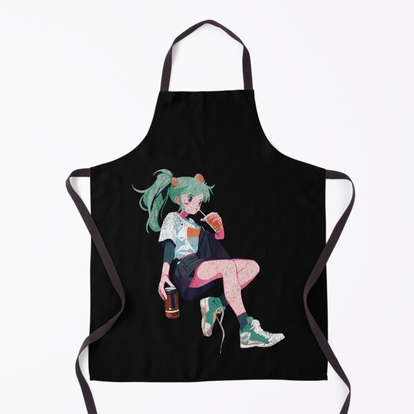 Item preview, Anime Girl Drinking Soda designed and sold by WhistlingSnail.