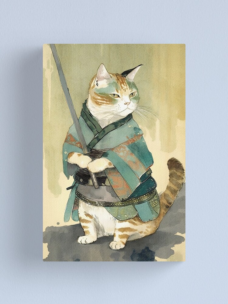 INTO THE WILD Print Aesthetic Cat Illustrationwarriors 