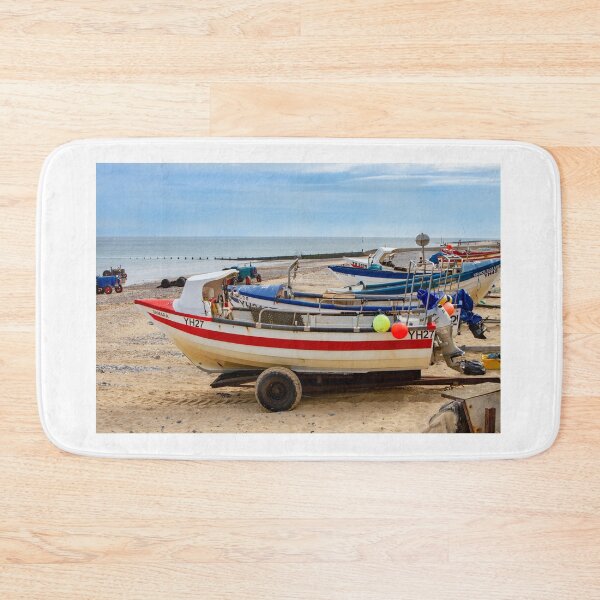 Item preview, Fishing boats on Cromer beach, North Norfolk designed and sold by yackers1.