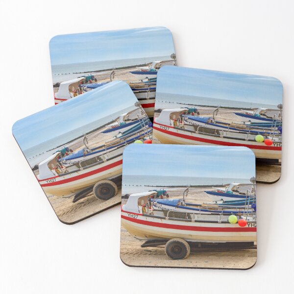 Item preview, Fishing boats on Cromer beach, North Norfolk designed and sold by yackers1.