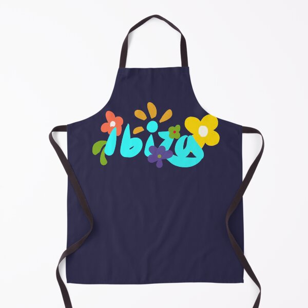 Item preview, Ibiza island flower power illustration designed and sold by Travel Planet.