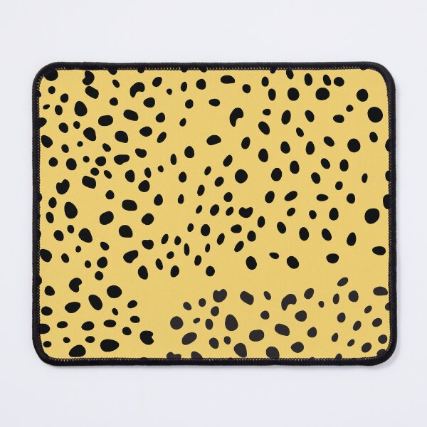Item preview, Yellow and Black Spots Leopard Print Pattern designed and sold by sinceanna.