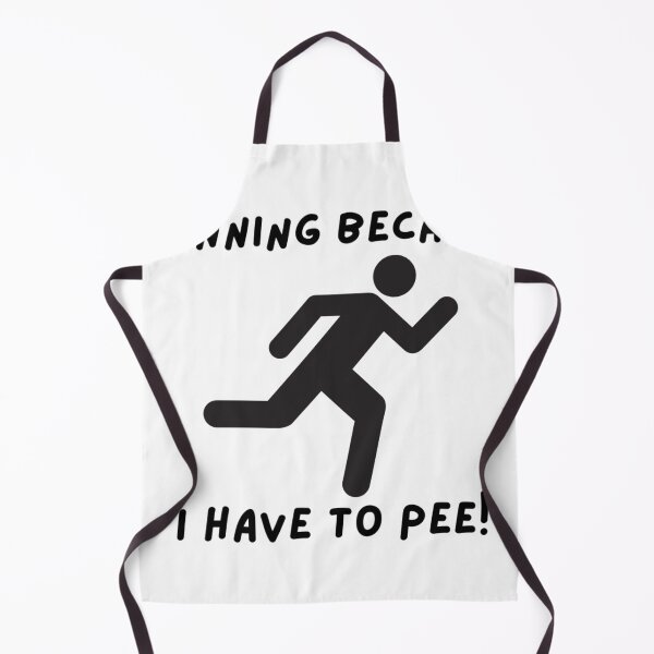 Item preview, Running Because I Have To Pee Stickman designed and sold by Way Cool Tees.