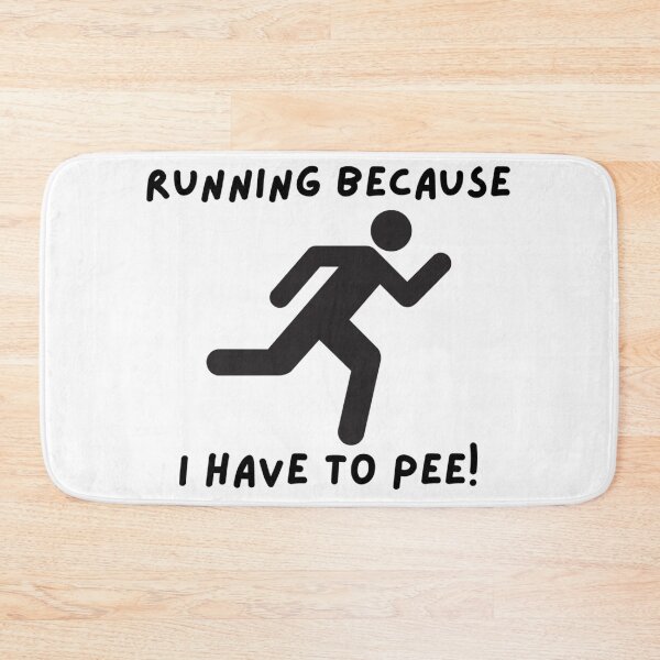 Item preview, Running Because I Have To Pee Stickman designed and sold by Way Cool Tees.