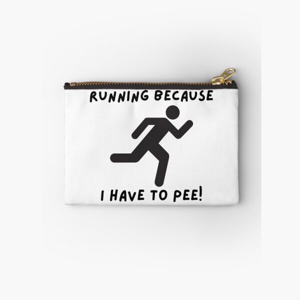 Item preview, Running Because I Have To Pee Stickman designed and sold by Way Cool Tees.