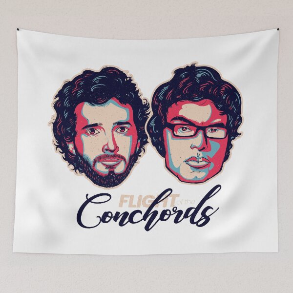 Item preview, Flight Of The Conchords Band Art Logo designed and sold by Rigen23.