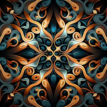 Vorschaubild zum Design Dazzling Contemporary Pattern Digital Painting von CodeAndColors