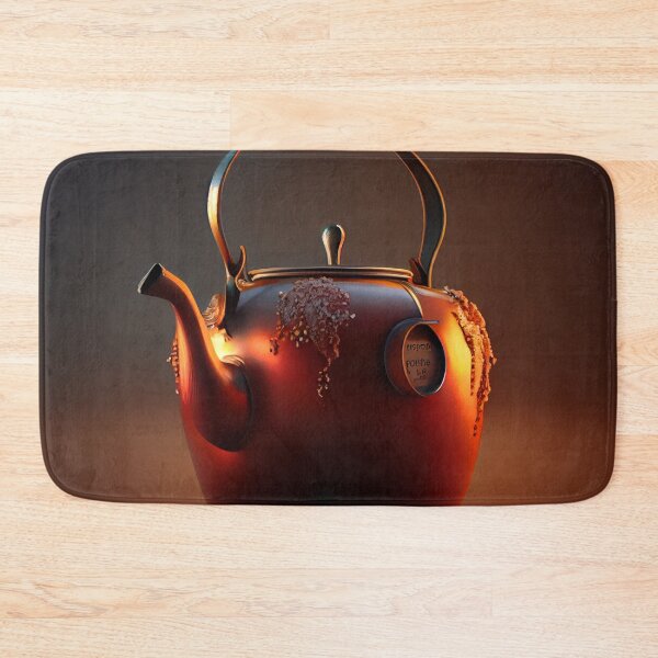 Item preview, A Step Lately Apple Kettle Digital Painting designed and sold by CodeAndColors.