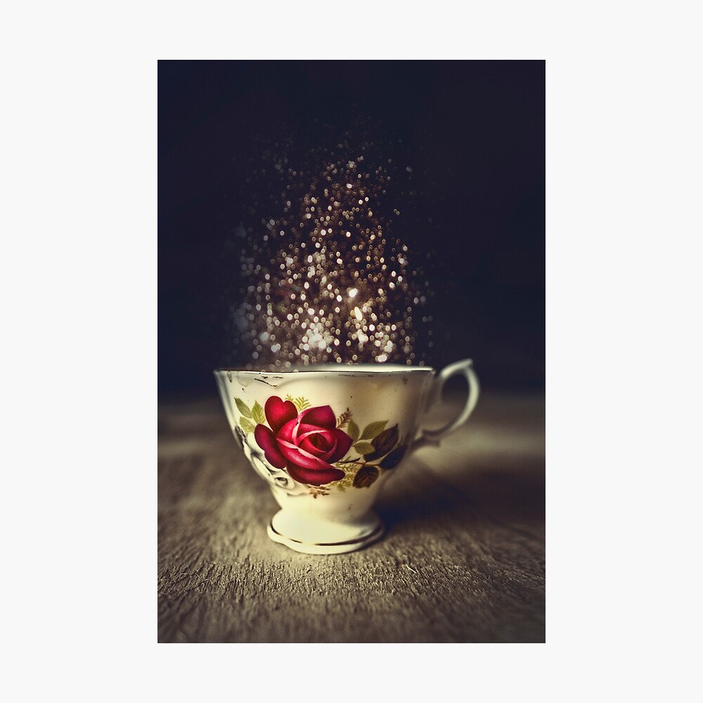 A Cup Of Joy Poster By Dandelionimage Redbubble