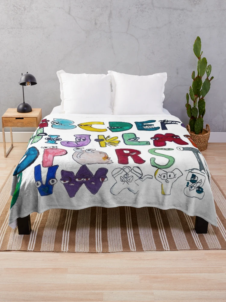 Alphabet Lore F Cool Merch Throw Blanket Blanket Luxury Decorative