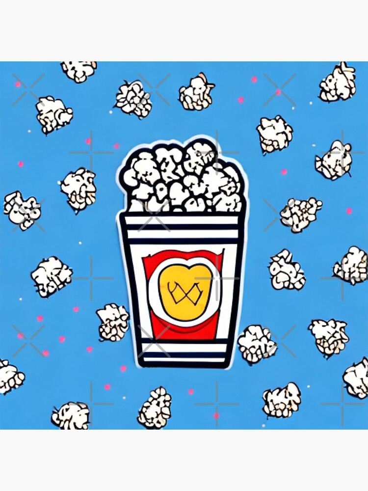 Disover Popcorn Panic - Popcorn Kingdom - Popcorn Party Premium Matte Vertical Poster