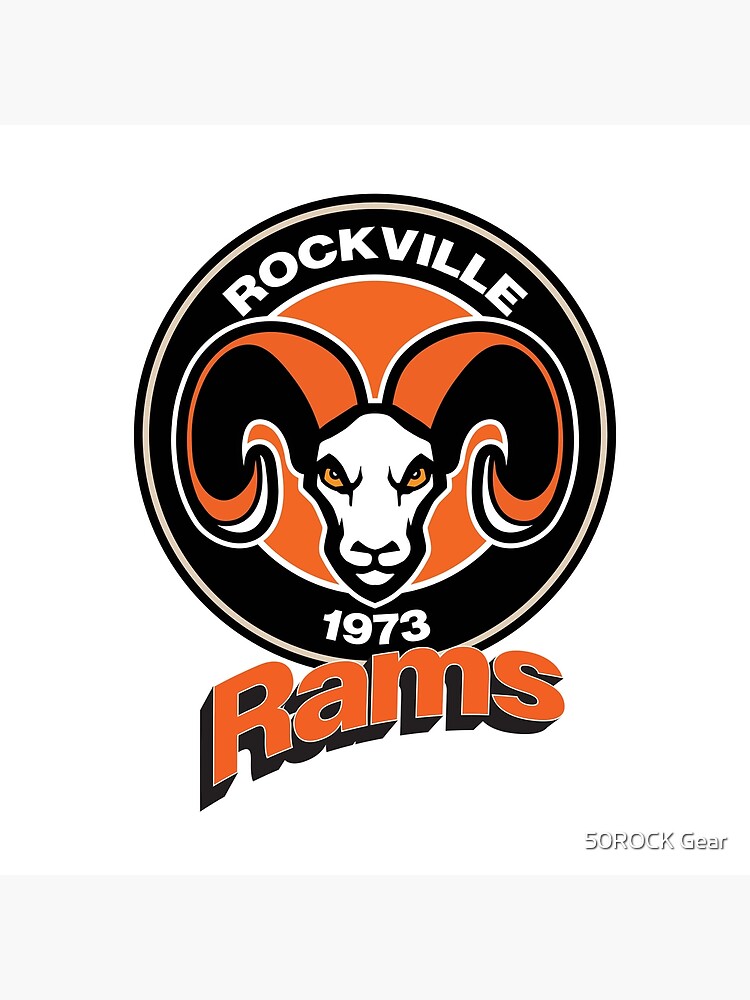 Discover Rockville Rams Premium Matte Vertical Poster
