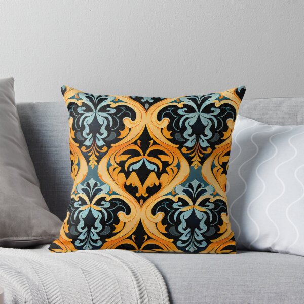 Item preview, Bright Dramatic Hollywood Regency Pattern Digital Painting designed and sold by CodeAndColors.