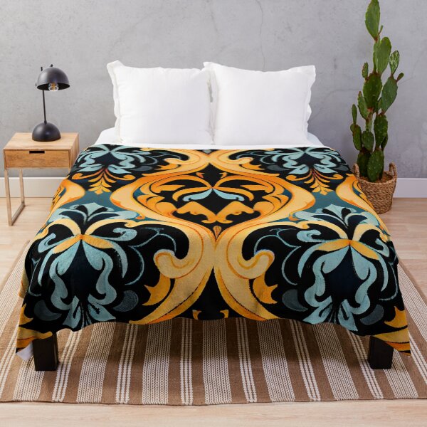 Item preview, Bright Dramatic Hollywood Regency Pattern Digital Painting designed and sold by CodeAndColors.