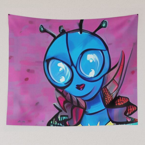 Item preview, Scarab Blue Sapphire Cute Girl designed and sold by mghtymvrk2040.