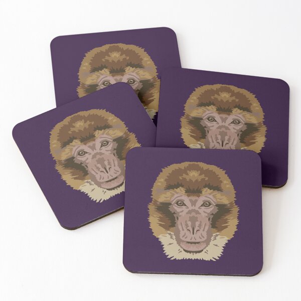 Item preview, Barbary Macaque Face designed and sold by GeoCreate.