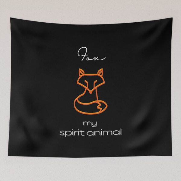 Item preview, Fox totem spirit animal Sticker designed and sold by MagicWolfStar.