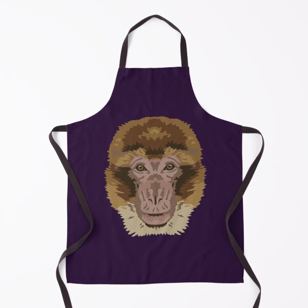 Item preview, Barbary Macaque Face designed and sold by GeoCreate.