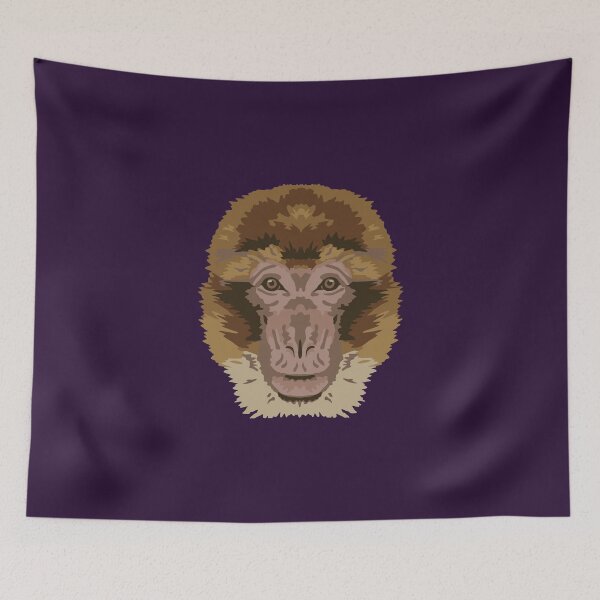Item preview, Barbary Macaque Face designed and sold by GeoCreate.