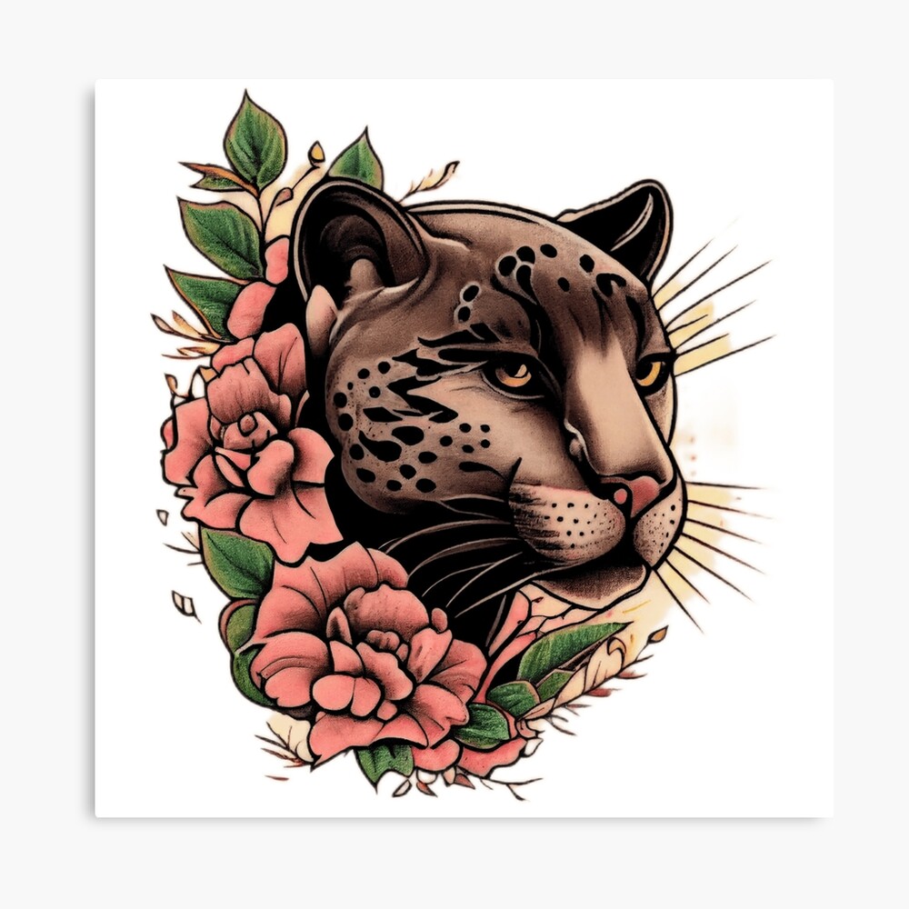 Traditional Panther Tattoos - Cloak and Dagger Tattoo London
