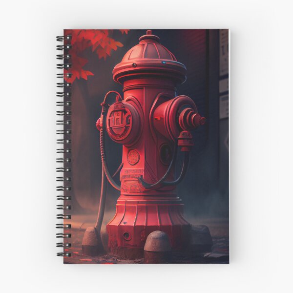 Item preview, The Power of Red Leverage and Hydrant in Tones Digital Painting designed and sold by CodeAndColors.