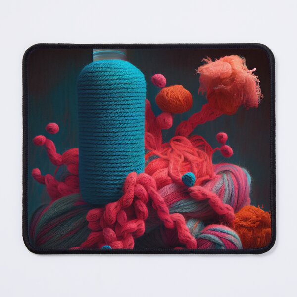 Artikelvorschau, Yarn Coral and the Bottle Digital Painting entworfen und verkauft von CodeAndColors.