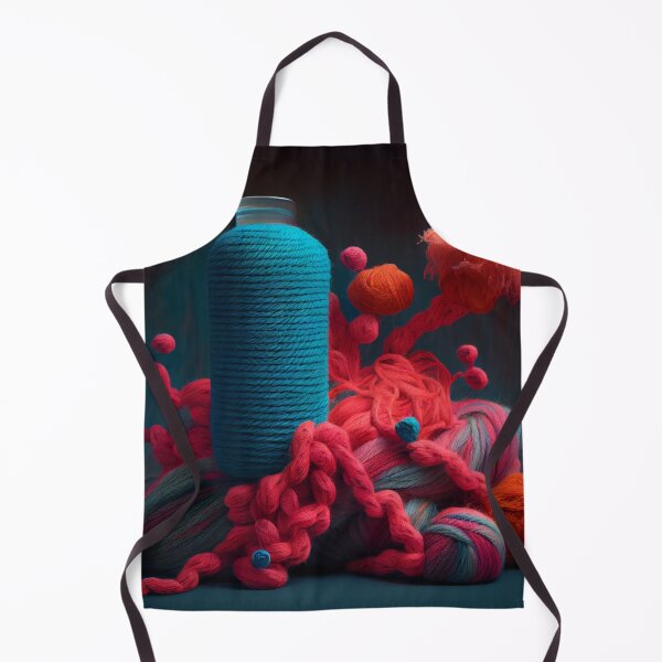 Aperçu de l'œuvre Yarn Coral and the Bottle Digital Painting créée et vendue par CodeAndColors.
