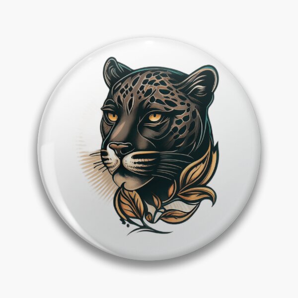 Item preview, Panther Traditional Tattoo designed and sold by TourDePassion.