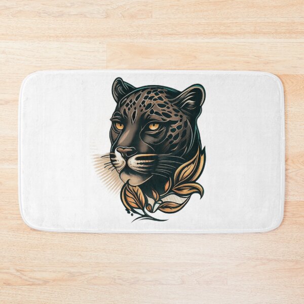 Item preview, Panther Traditional Tattoo designed and sold by TourDePassion.