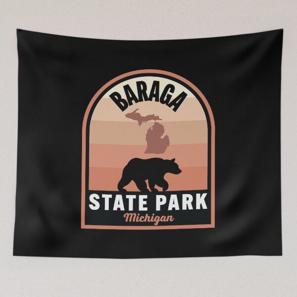 Item preview, Baraga State Park MI Bear designed and sold by HalpinDesign.