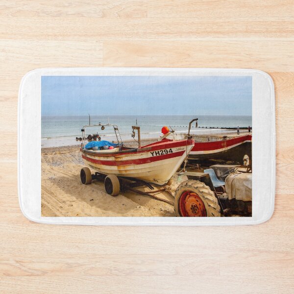 Item preview, Crab fishing boats on Cromer Beach, North Norfolk designed and sold by yackers1.