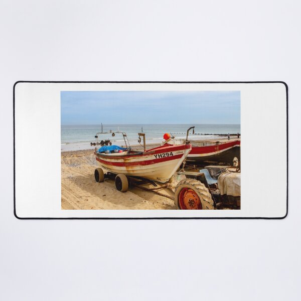 Item preview, Crab fishing boats on Cromer Beach, North Norfolk designed and sold by yackers1.