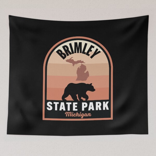 Item preview, Brimley State Park MI Bear designed and sold by HalpinDesign.