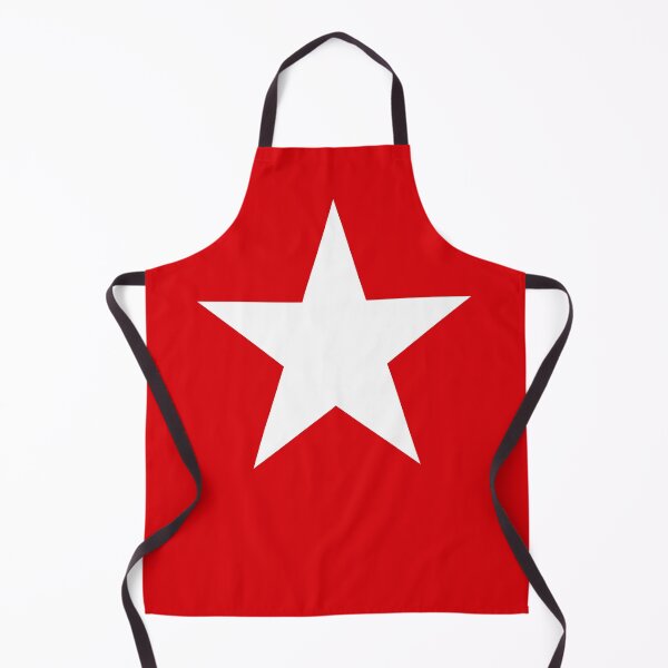 Item preview, Single WHITE STAR on a RED Background designed and sold by RachelMacht.