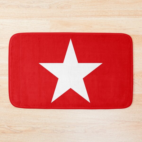 Item preview, Single WHITE STAR on a RED Background designed and sold by RachelMacht.