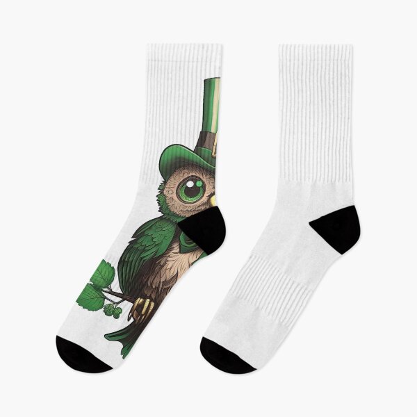 Artikelvorschau, Green owl saint patrick's day entworfen und verkauft von artyficial-.
