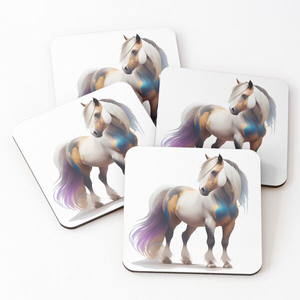 Item preview, Colorful Norwegian Fjord Horse - Horses 1 designed and sold by MLArtifex.