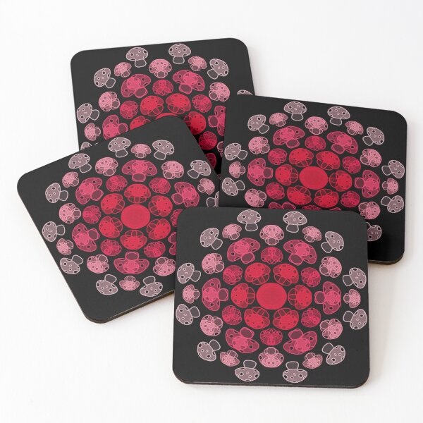 Item preview, Cursed Kaleidoscope - Red Mushrooms designed and sold by FinapplePudding.