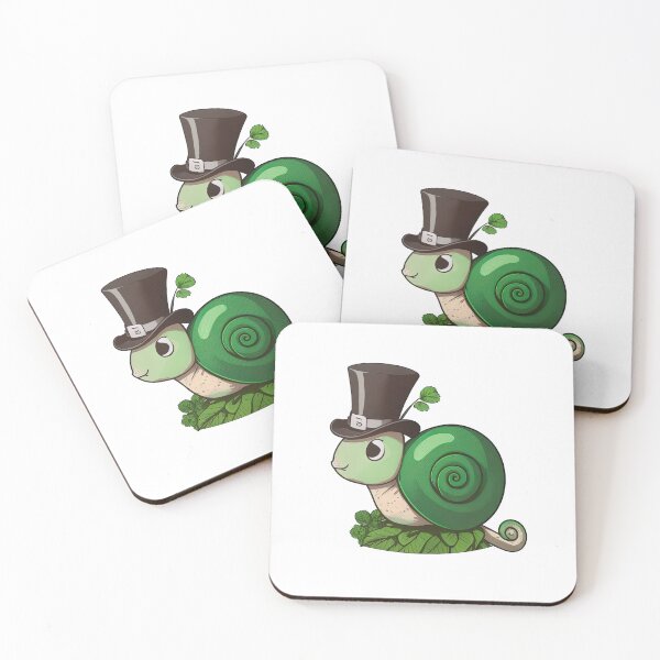 Artikelvorschau, Adorable snail with top hat saint patricks day entworfen und verkauft von artyficial-.