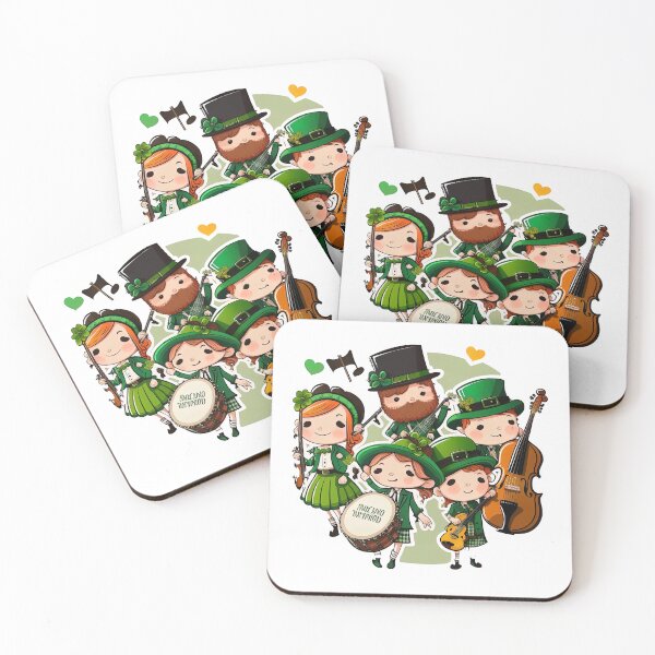 Artikelvorschau, Irish band playing music saint patricks day entworfen und verkauft von artyficial-.